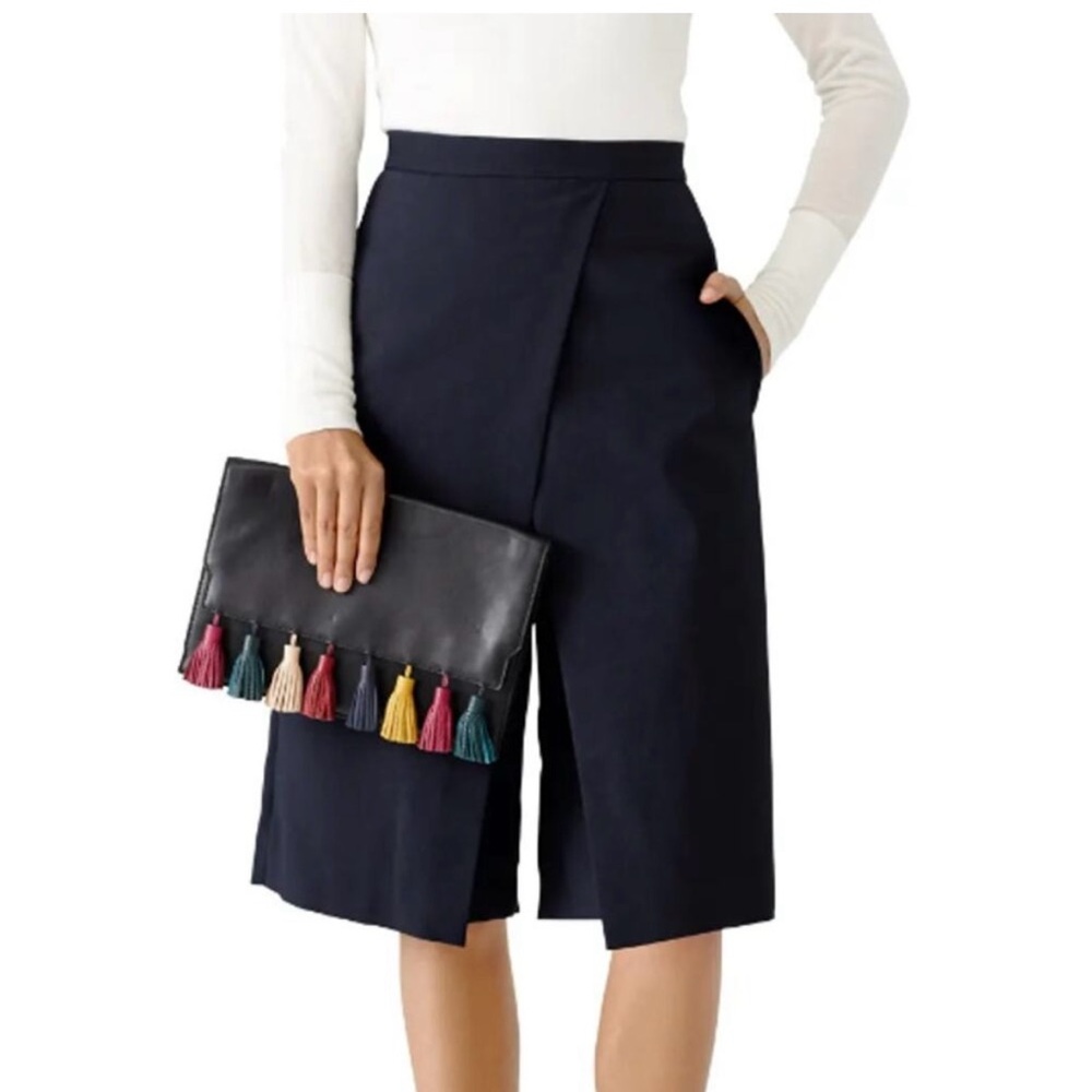 REBECCA MINKOFF Sofia Tassel Clutch Crossbody Handbag Black Leather orig $245 - Picture 6 of 16